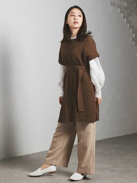 「アンポケット」｜An3pocketさん（レディース・160cm）の秋コーディネート