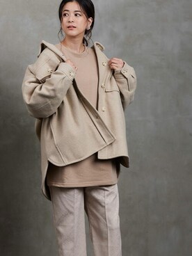 「アンポケット」｜An3pocketさん（レディース・168cm）の冬コーディネート