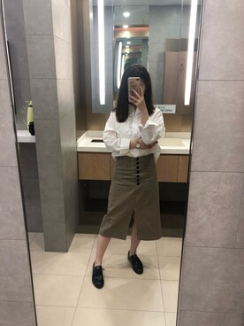 「iT（イット）のアイテム」を使った、大倉氏拖油瓶さん（レディース・160cm）の夏コーディネート