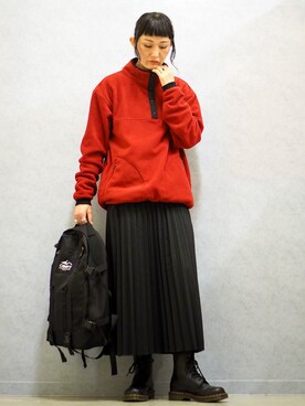 Camp7 キャンプセブン のバックパック リュックを使ったレディース人気ファッションコーディネート Wear