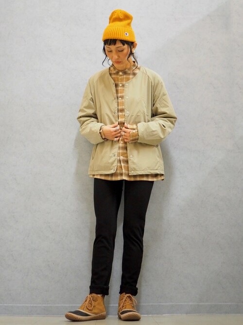 Hitominn11 ライトオン Championのニットキャップ ビーニーを使ったコーディネート Wear