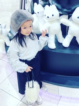 partymonster☺︎さん（キッズ・100cm）の秋コーディネート