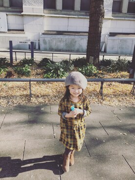 partymonster☺︎さん（キッズ・100cm）の冬コーディネート