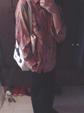 「アイテム（その他トップス、ブラウン系）」を使った、ringringさん（メンズ・175cm）の秋コーディネート