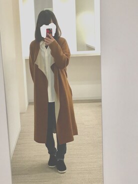 「Right-on（ライトオン）のアイテム（その他アウター）」を使った、みたそさん（レディース・155cm）の春コーディネート