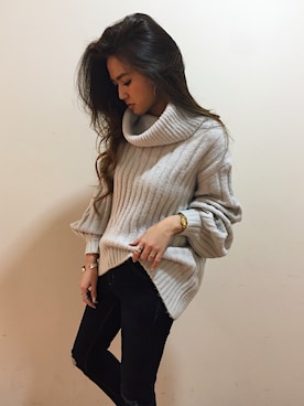 ishida_meiさん（レディース・155cm）の冬コーディネート