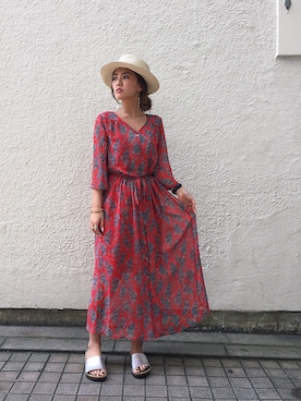 「ガウン」｜ishida_meiさん（レディース・155cm）の夏コーディネート