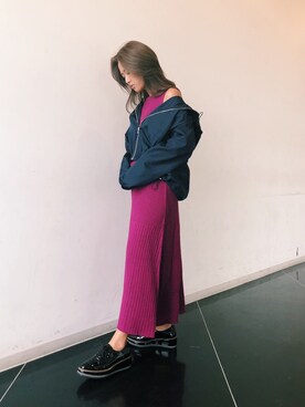 「UNRELISH」｜「アイテム（ジャケット/アウター）」を使った、ishida_meiさん（レディース・155cm）の秋コーディネート
