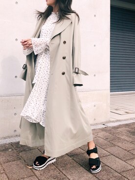 「UNRELISH」｜「アイテム（ジャケット/アウター）」を使った、ishida_meiさん（レディース・155cm）の冬コーディネート