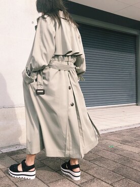 「UNRELISH」｜「アイテム（ジャケット/アウター）」を使った、ishida_meiさん（レディース・155cm）の春コーディネート