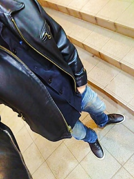 ひでさん（メンズ・176cm）の冬コーディネート