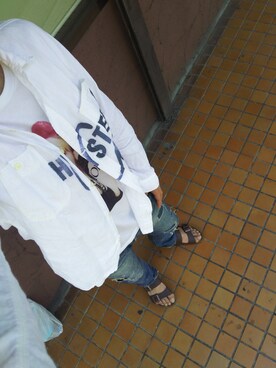 「BIRKENSTOCK（ビルケンシュトック）の＜BIRKENSTOCK（ビルケンシュトック）＞ ARIZONA BIRKOFLOR/サンダル¨ ◆（サンダル）」を使った、ひでさん（メンズ・176cm）の春コーディネート