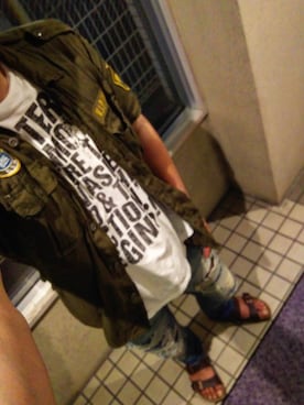 「BIRKENSTOCK（ビルケンシュトック）の＜BIRKENSTOCK（ビルケンシュトック）＞ ARIZONA BIRKOFLOR/サンダル¨ ◆（サンダル）」を使った、ひでさん（メンズ・176cm）の夏コーディネート