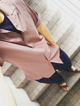 「BIRKENSTOCK（ビルケンシュトック）の＜BIRKENSTOCK（ビルケンシュトック）＞ ARIZONA BIRKOFLOR/サンダル¨ ◆（サンダル）」を使った、ひでさん（メンズ・176cm）の秋コーディネート