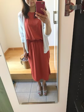 「TOCCA（トッカ）のアイテム（バッグ）」を使った、ちなつさん（レディース・158cm）の夏コーディネート