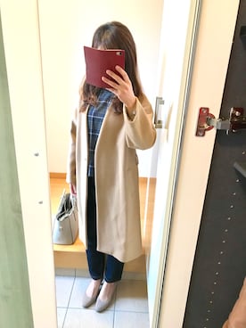 「STYLE DELI（スタイルデリ）のアイテム（パンツ）」を使った、ちなつさん（レディース・158cm）の秋コーディネート