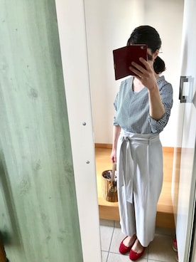 「TOCCA（トッカ）のアイテム（バッグ）」を使った、ちなつさん（レディース・158cm）の春コーディネート