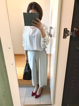 「STYLE DELI（スタイルデリ）のアイテム（パンプス）」を使った、ちなつさん（レディース・158cm）の秋コーディネート
