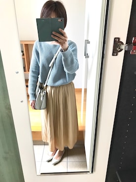 「STYLE DELI（スタイルデリ）のアイテム（パンプス）」を使った、ちなつさん（レディース・158cm）の春コーディネート