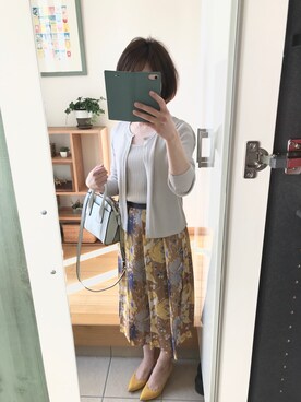 「STYLE DELI（スタイルデリ）のアイテム（アンサンブル）」を使った、ちなつさん（レディース・158cm）の春コーディネート