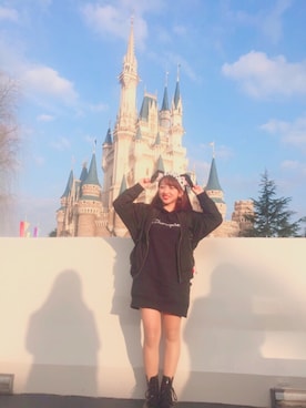 「101匹わんちゃん」｜「アイテム（ブーツ）」を使った、あいずみさん（レディース・149cm）の春コーディネート
