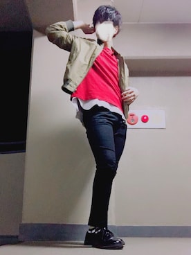 「WEGO（ウィゴー）のアイテム（その他シューズ）」を使った、EISEIさん（メンズ・176cm）の秋コーディネート