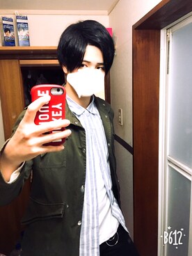 「DAISO（DAISO）のアイテム（アクセサリー）」を使った、EISEIさん（メンズ・176cm）の秋コーディネート
