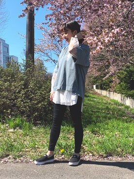 アオイさん(レディース・163cm)の春コーディネート
