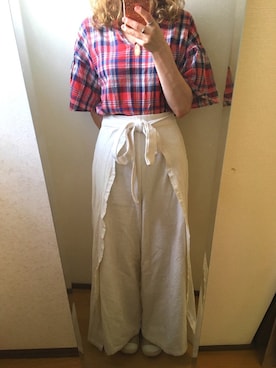 「present（プレゼント）のアイテム（リング）」を使った、Allisonさん（レディース・145cm）の夏コーディネート