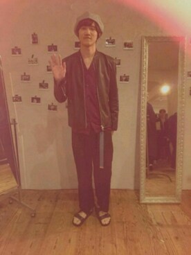 TAKUYAさん（メンズ・181cm）の秋コーディネート