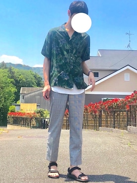 「アイテム（腕時計、ブルー系）」を使った、ノエル（40代お洒落コーデ）さん（メンズ・178cm）の春コーディネート