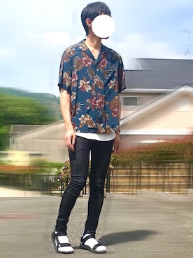 「アイテム（タンクトップ）」を使った、ノエル（40代お洒落コーデ）さん（メンズ・178cm）の夏コーディネート