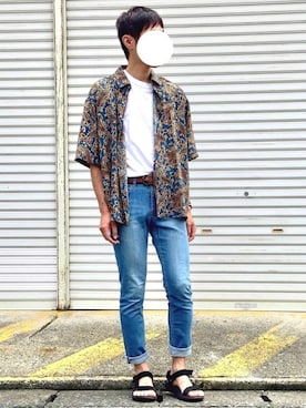 よじ【頑張らない40代コーデ】さん（メンズ・178cm）の夏コーディネート