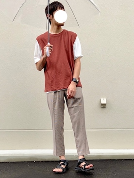 よじ【頑張らない40代コーデ】さん（メンズ・178cm）の夏コーディネート