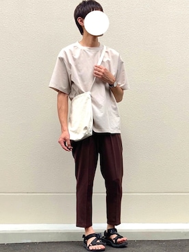 「アイテム（腕時計、ブルー系）」を使った、ノエル（40代お洒落コーデ）さん（メンズ・178cm）の夏コーディネート