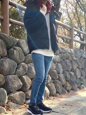 よじ【頑張らない40代コーデ】さん(メンズ・178cm)の冬コーディネート