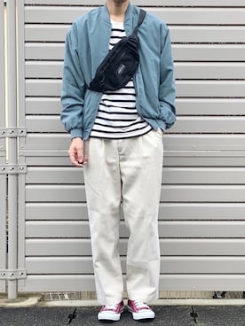 よじ【頑張らない40代コーデ】さん（メンズ・180cm）の春コーディネート