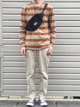 よじ【頑張らない40代コーデ】さん（メンズ・180cm）の春コーディネート