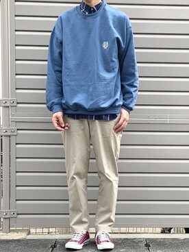 よじ【頑張らない40代コーデ】さん（メンズ・180cm）の春コーディネート