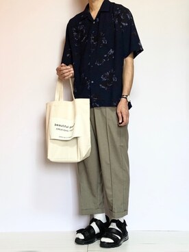 よじ【頑張らない40代コーデ】さん（メンズ・180cm）の夏コーディネート
