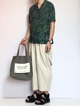 よじ【頑張らない40代コーデ】さん（メンズ・180cm）の夏コーディネート