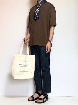 「clear（クリア）のアイテム」を使った、ノエル（40代お洒落コーデ）さん（メンズ・180cm）の夏コーディネート