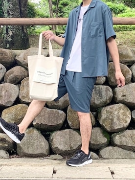 ノエル（40代お洒落コーデ）さん（メンズ・180cm）の夏コーディネート