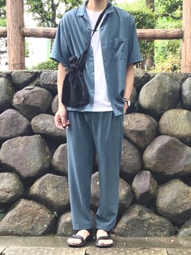 ノエル（40代お洒落コーデ）さん（メンズ・180cm）の夏コーディネート