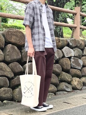 よじ【頑張らない40代コーデ】さん(メンズ・180cm)の夏コーディネート