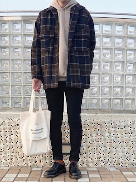 ノエル（40代お洒落コーデ）さん（メンズ・180cm）の冬コーディネート