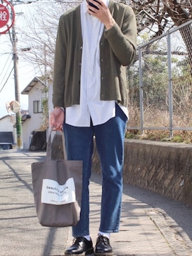 よじ【頑張らない40代コーデ】さん（メンズ・178cm）の冬コーディネート