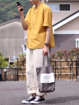 よじ【頑張らない40代コーデ】さん（メンズ・178cm）の春コーディネート