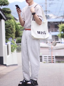 よじ【頑張らない40代コーデ】さん（メンズ・178cm）の夏コーディネート