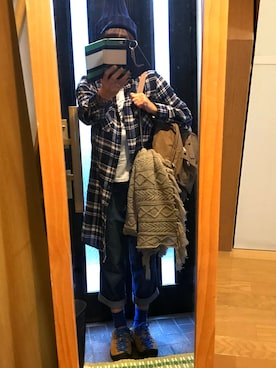 「さむくなってきましたね」｜ちすけさん（レディース・155cm）の秋コーディネート